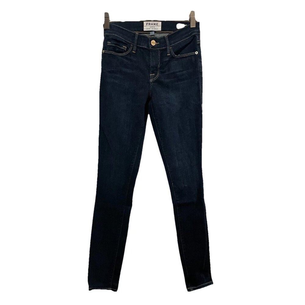 FRAME Le Skinny de Jeanne Dark Wash Skinny Ankle Jeans Size 25